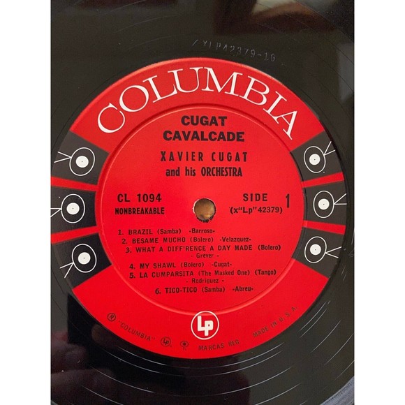 Xavier Cugat Orchestra Cugat Cavalcade Greatest Hits LP Vinyl Record CL1094 VG+ - Picture 5 of 8